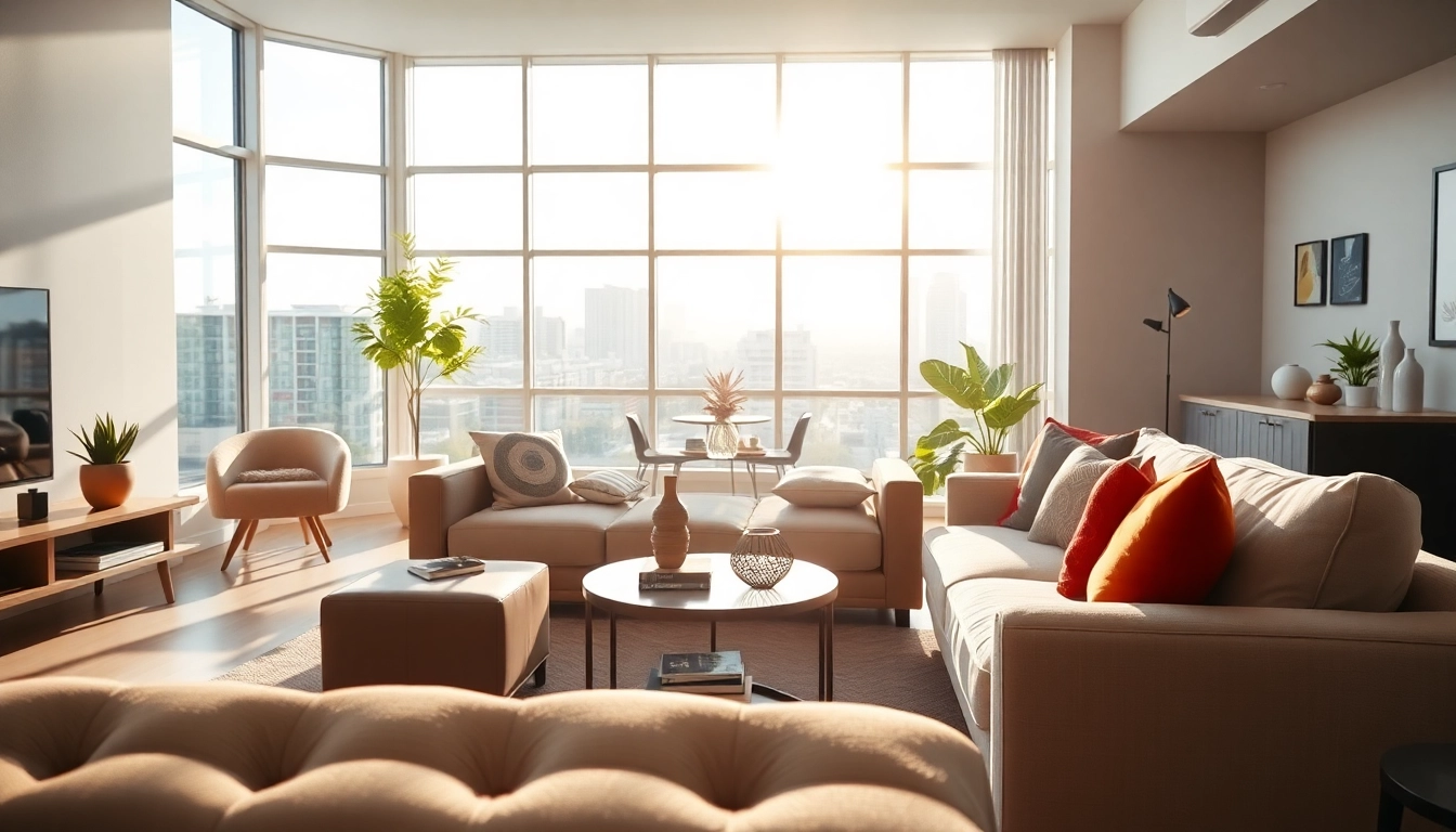 Beautifully furnished apartments for rent Glendale AZ in a sunny, inviting urban setting.