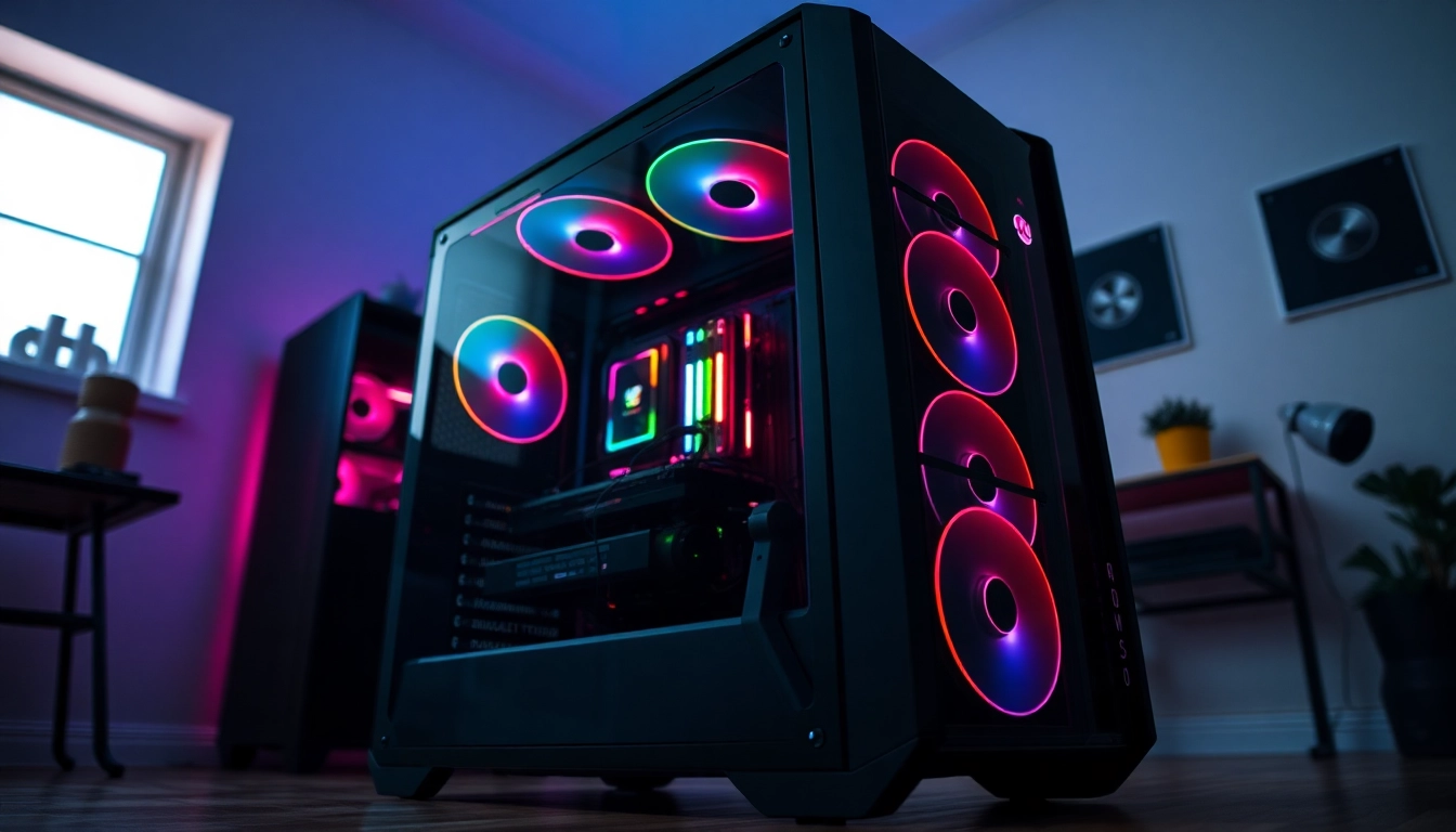 Enhance your build with stunning designs from a leading PC CASE Supplier, featuring glass panels and glowing RGB.