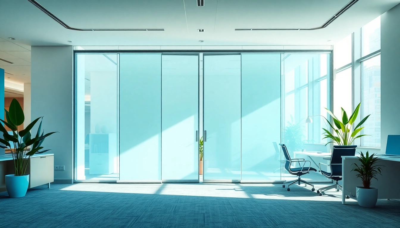 Optimizing spaces with a versatile Folding Partition Wall in a modern office setting.