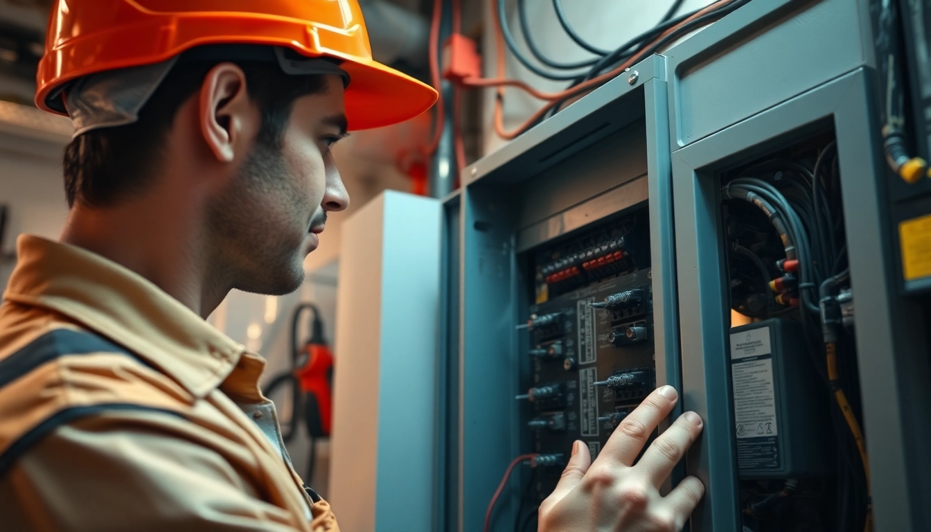 Inspecting an Electrical Panel Clearwater for enhanced safety and performance.