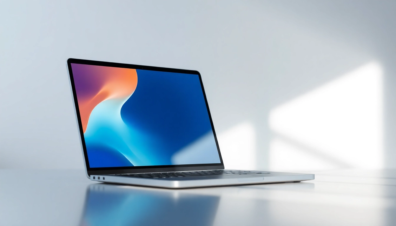 Download the line电脑版下载 interface displayed on a modern laptop screen.