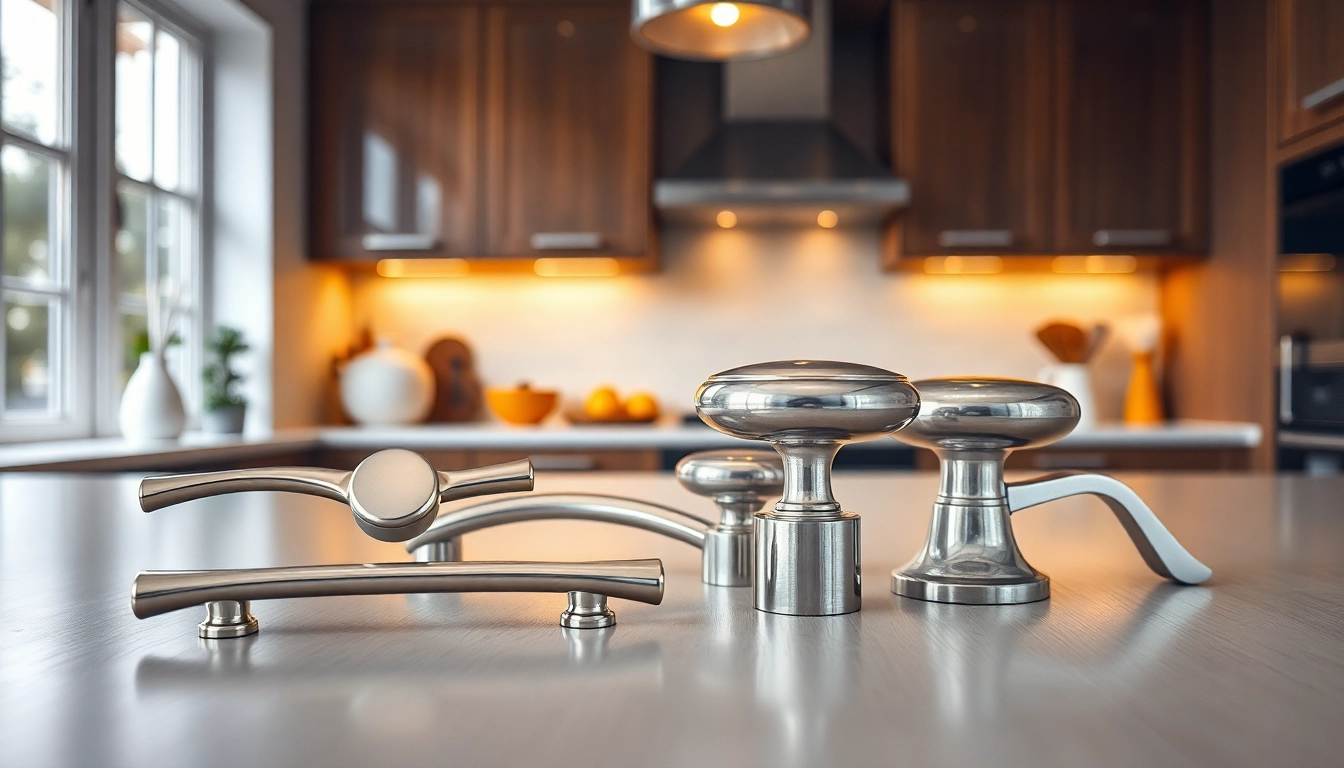 Showcasing top-notch furniture hardware manufacturers featuring elegant drawer pulls and cabinet knobs.