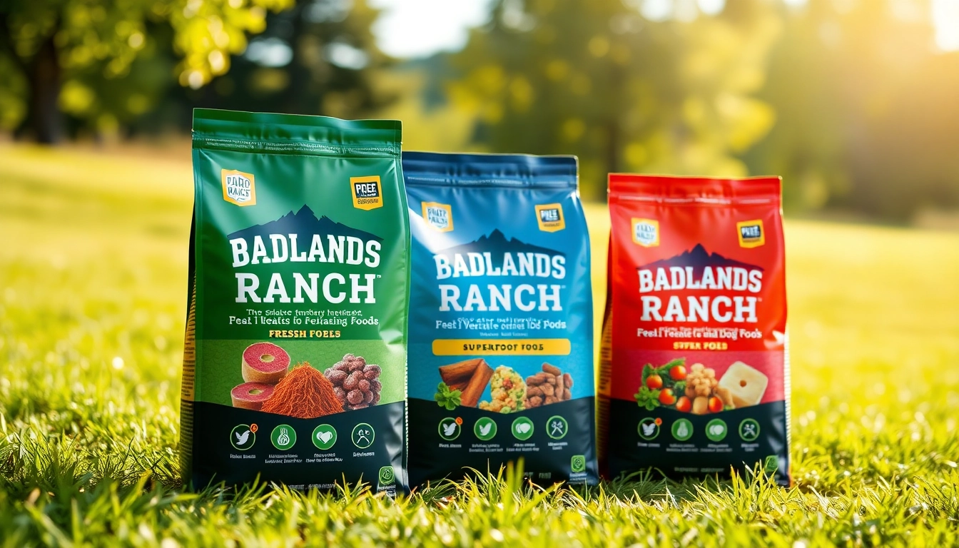 Feed your dog with nutritious Badlands Ranch dog food Canada in a beautiful outdoor setting.