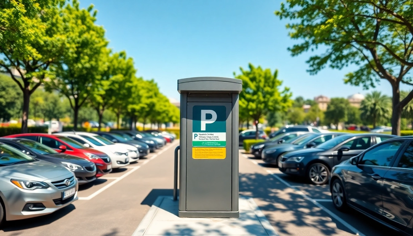 Tope de estacionamiento en un entorno urbano, destacando la seguridad y funcionalidad para conductores.