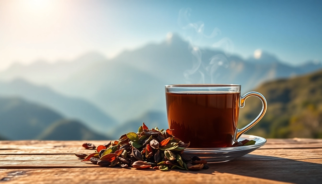 Sip the best teas from Nepal with a stunning view of Himalayan mountains and lush tea leaves.