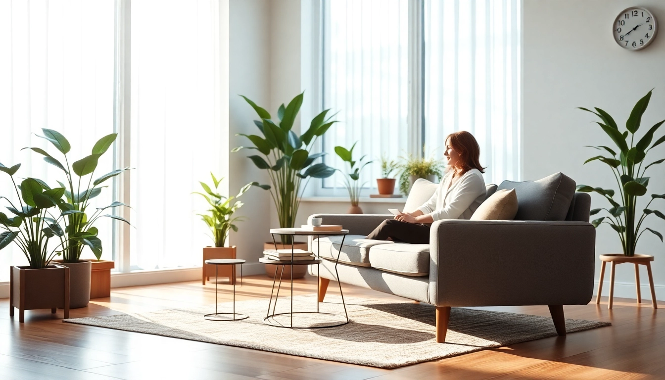 Engaging relationship coach working in a calming setting that fosters trust and guidance.