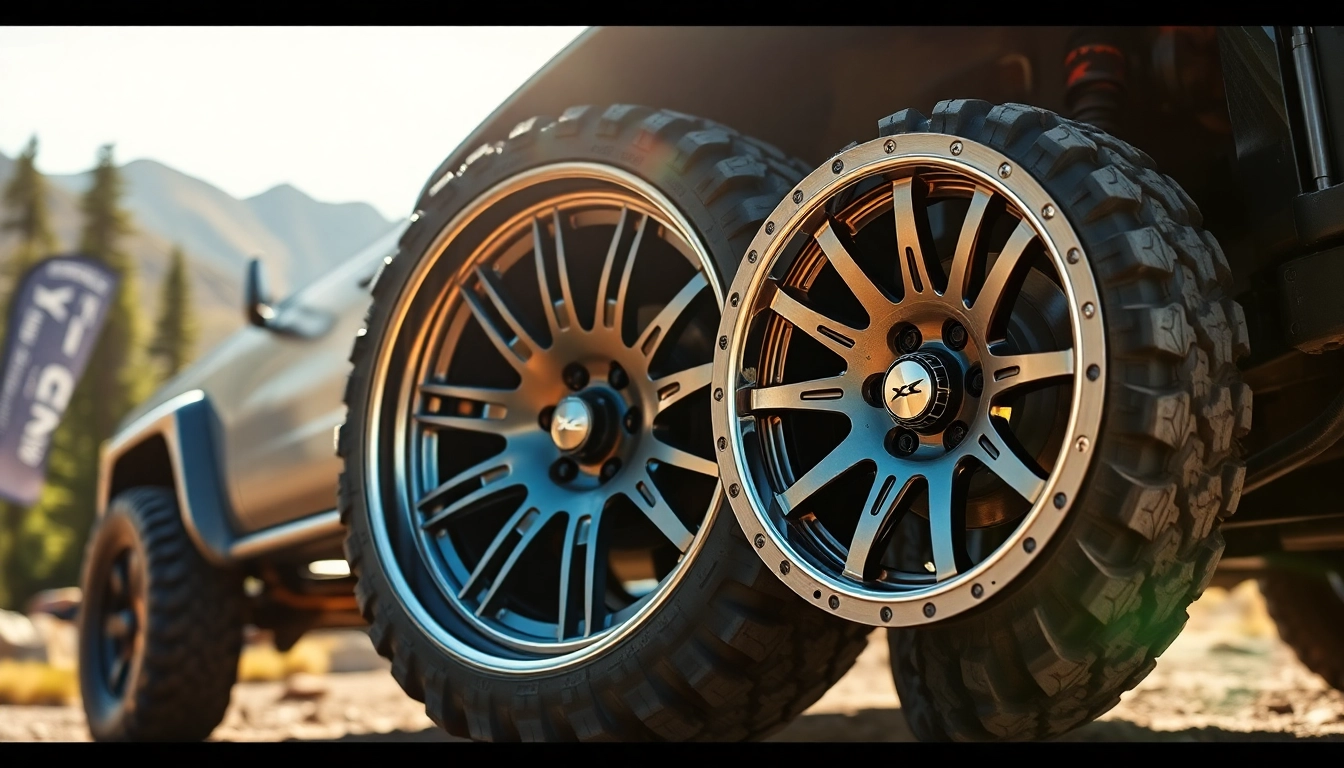 Showcasing XD wheels on a rugged vehicle highlighting aggressive design and quality finish.
