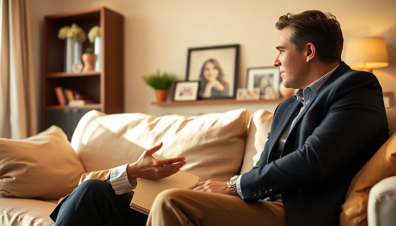 Couple communicating thoughtfully in a cozy setting, highlighting the importance of communication in relationships.