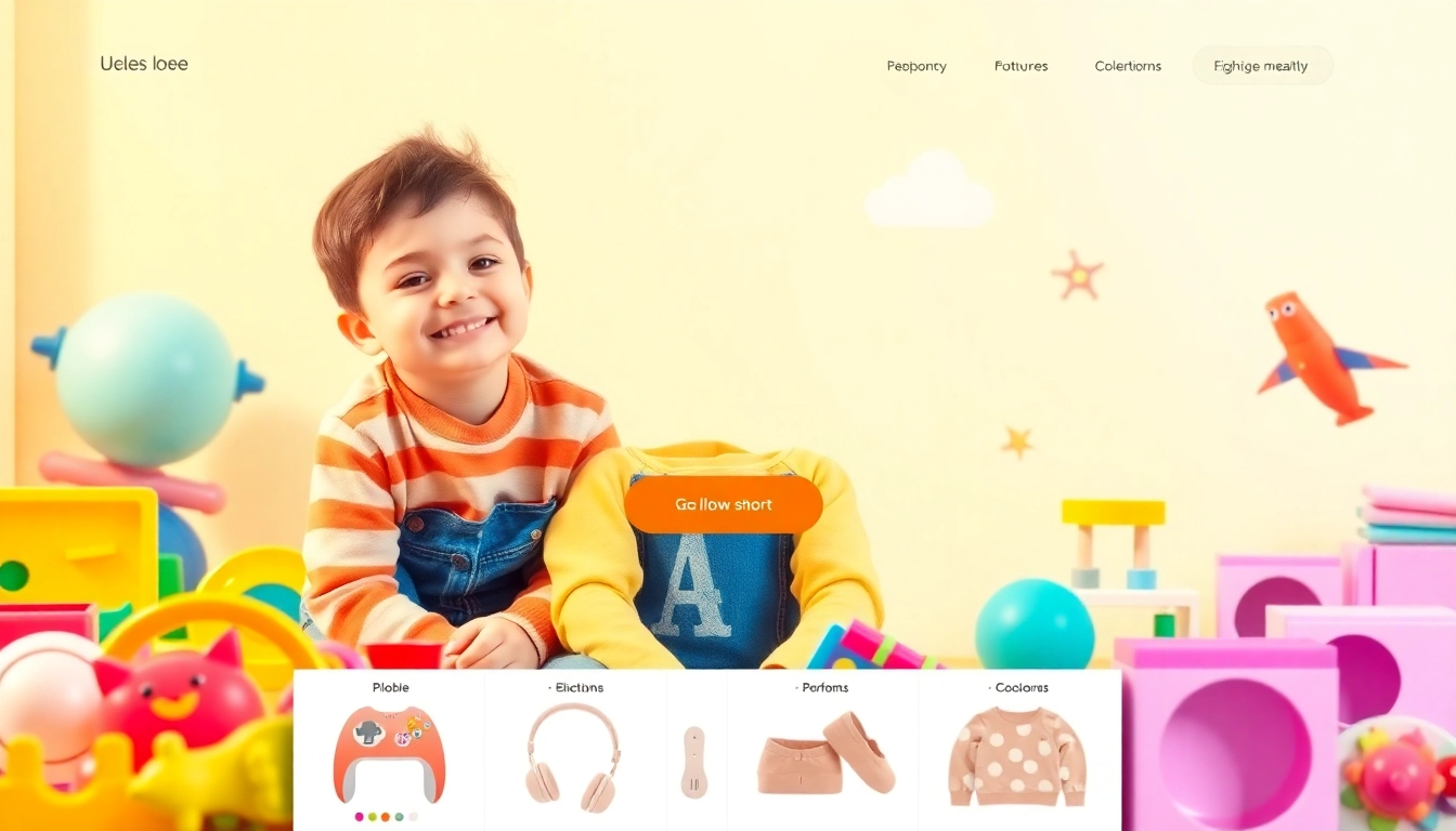 Shop kids' clothing and toys effectively at http://www.websonlinestore.com with a vibrant layout design.