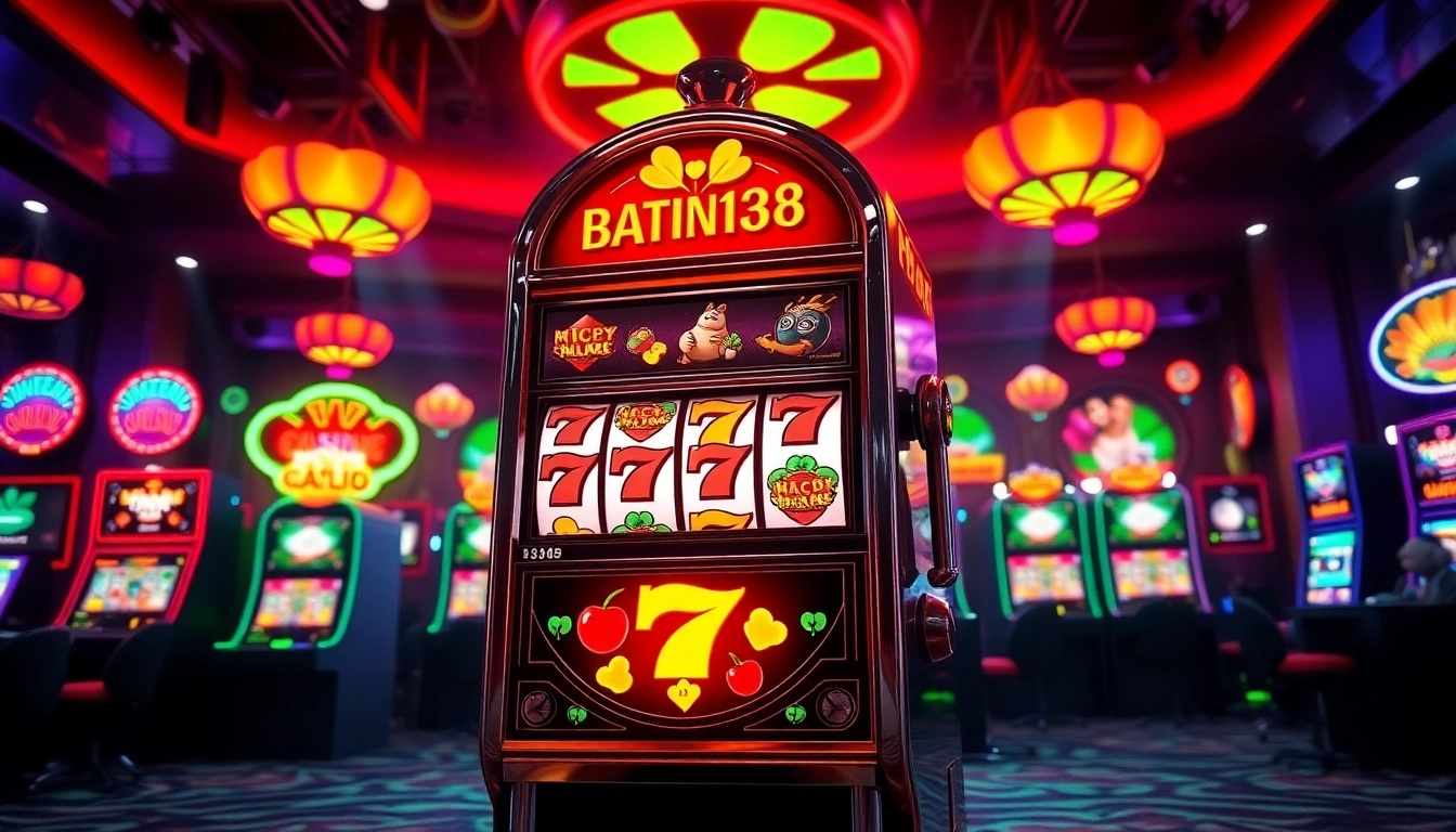 Menangkan hadiah menarik pada batman138 Slot di kasino neon yang meriah.