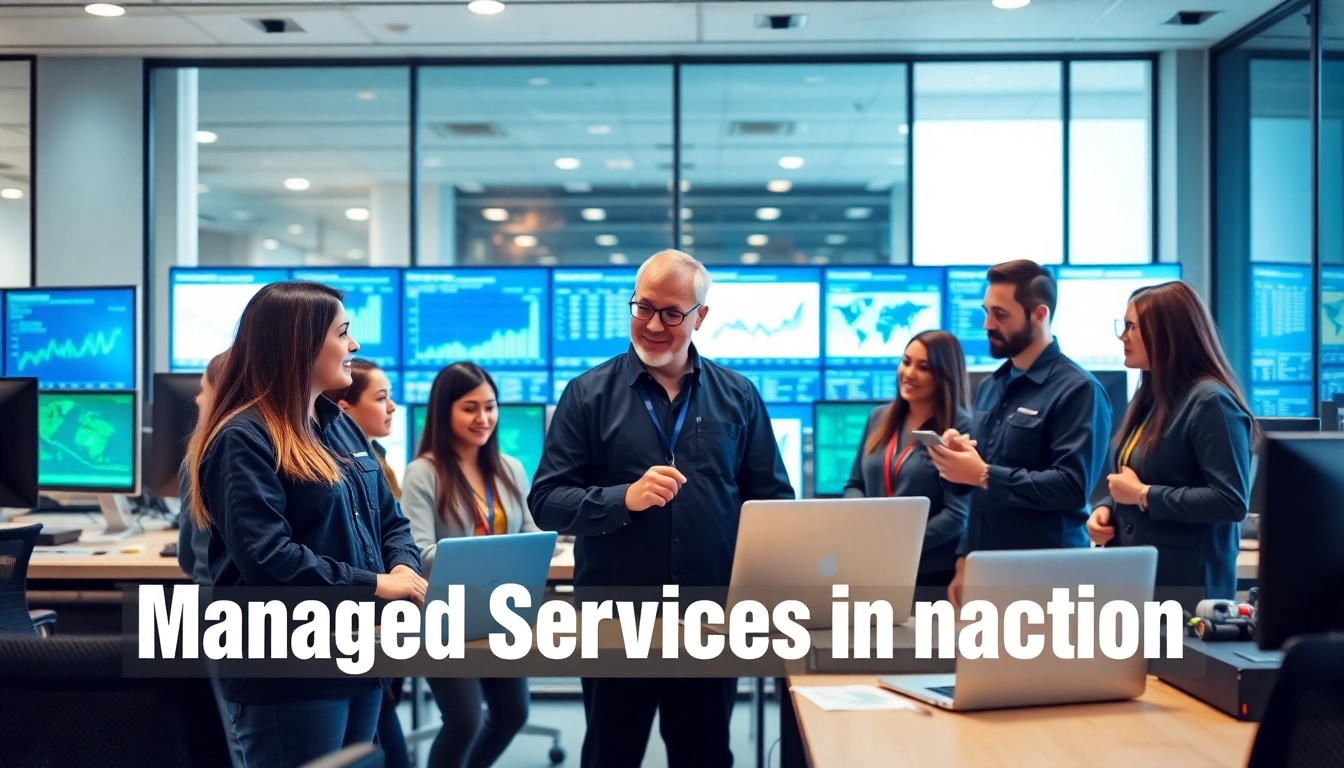 Enhance your business with Managed Services through professional IT technician collaboration.
