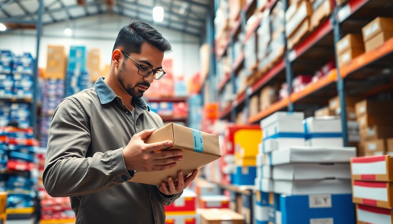 Optimize your amazon wholesale strategy with a professional supplier examining colorful products.